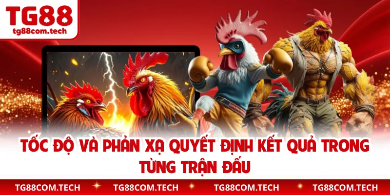 Tốc độ và phản xạ quyết định kết quả trong từng trận đấu